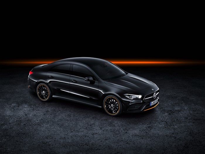 4K 2019 Mercedes-Benz CLA 250 AMG Line Edition Orange Art
