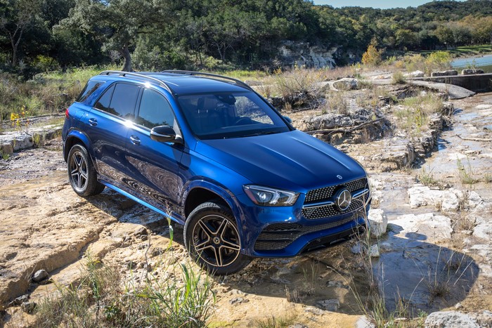 Blue 2019 Mercedes-Benz GLE 350 4MATIC AMG Line