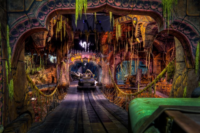 Disneyland Indiana Jones Adventure ride in Anaheim, California