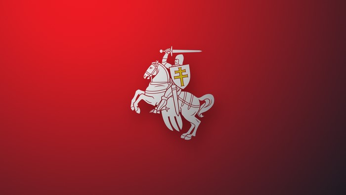 Knight on horseback, coat of arms of Belarus