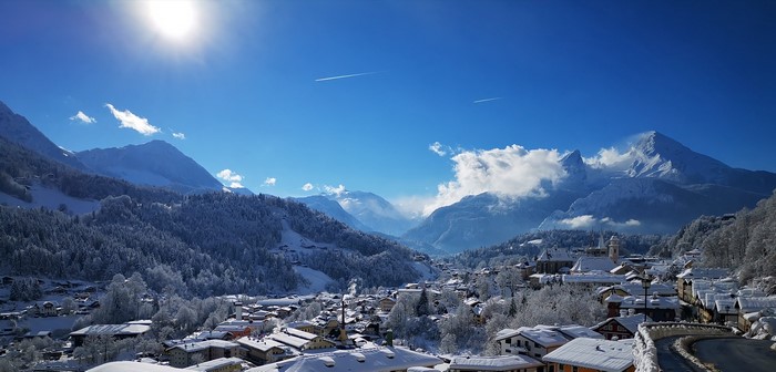 4K Winter Village in Berchtesgaden, Germany