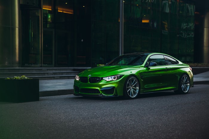 Green BMW M4 Coupe