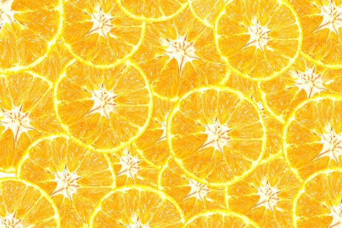 Orange Fruit Slices Texture 4K