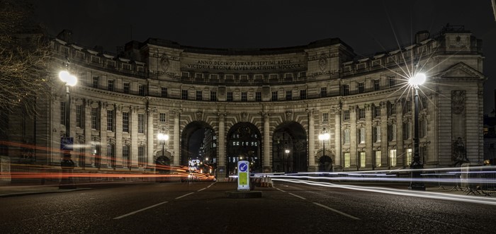 Admiralty Arch at Night in London