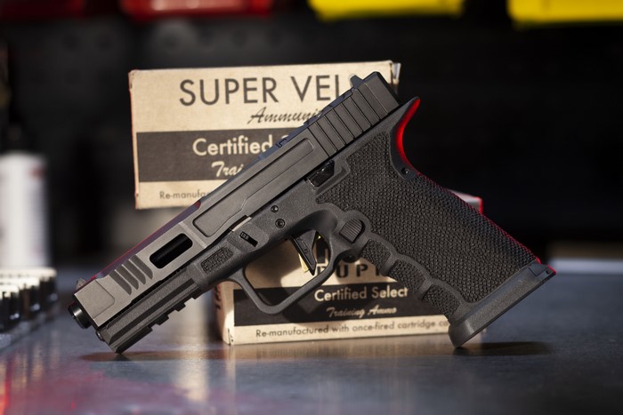 Glock 17 FI Mk 2 pistol with Super Vel ammunition