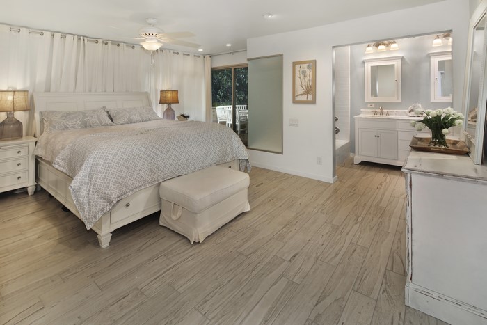 Bedroom with ensuite bathroom