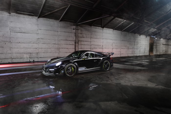 TechArt 911 Turbo GT Street R Porsche in warehouse