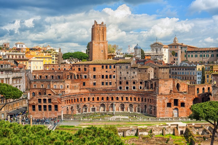 Trajan's Market in Rome, Italy