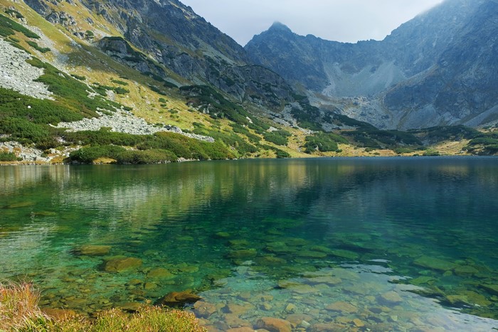 Mountain lake in the Tatras, Slovakia