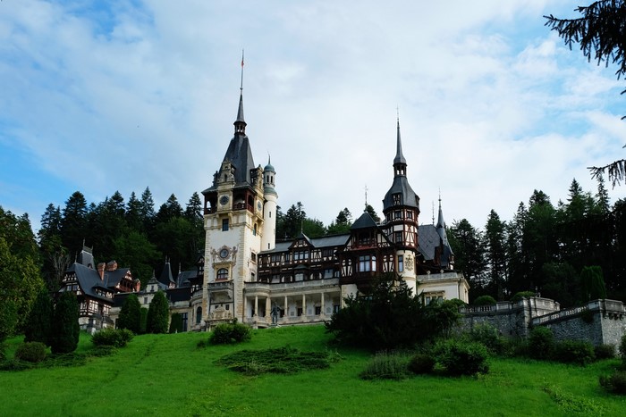 Peles Castle in Transylvania, Romania