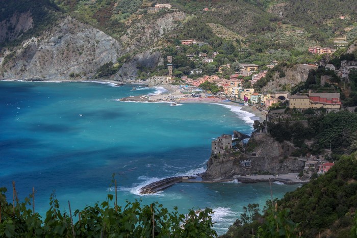 Monterosso, Italy: Colorful Houses on a Rocky Coastline