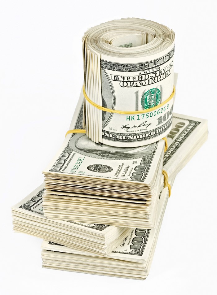 Stacks of US Dollar Bills