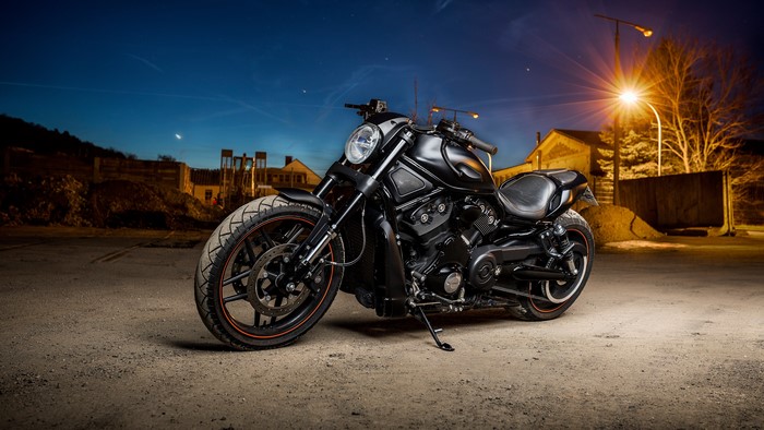 4K, Harley-Davidson, Black, HD Wallpaper | Rare Gallery