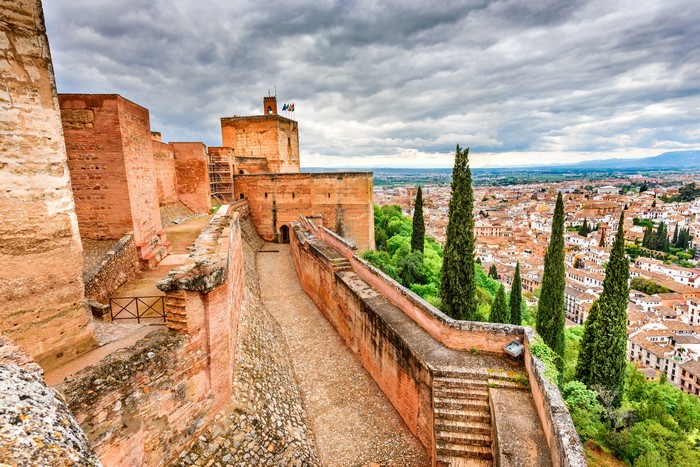 Granada Alhambra Fortress in Spain