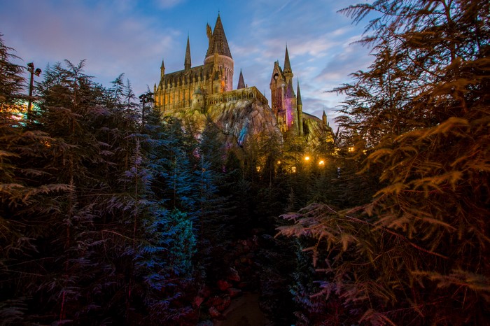 Hogwarts Castle at Dusk