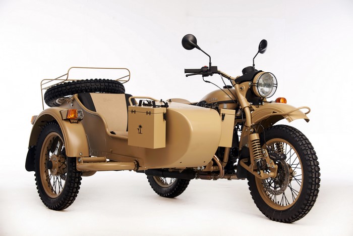 4K 2017 Ural Pustinja II motorcycle with sidecar