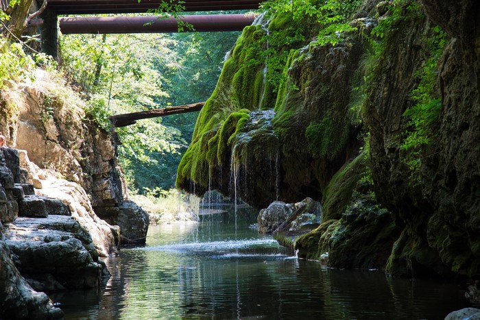 Bigăr Waterfall in Romania