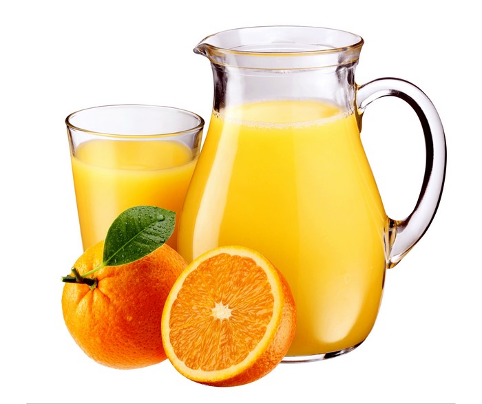 4K, 5K, Juice, Orange fruit, White background, Jug container, Highball ...