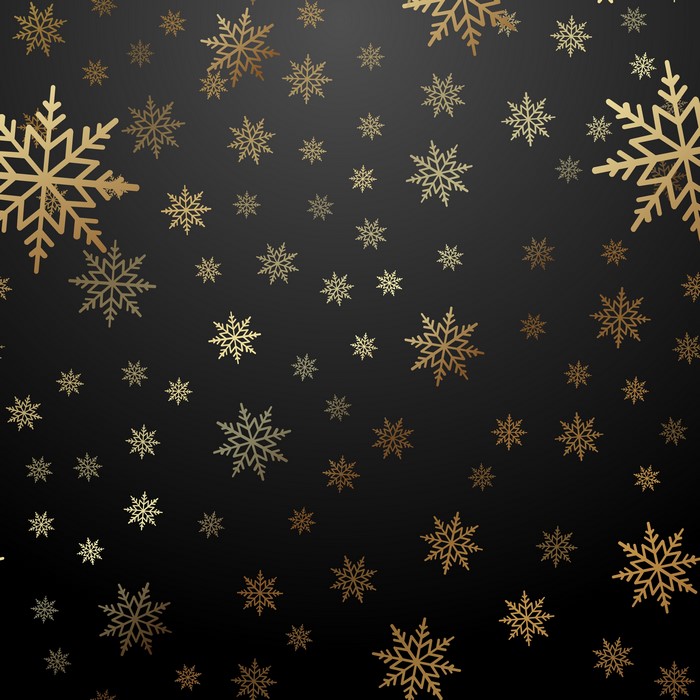 4K Christmas Snowflakes Texture