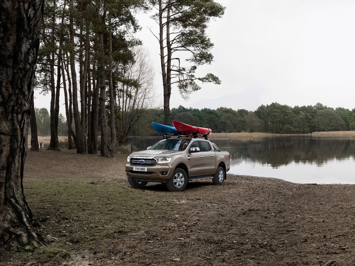 4K 2019 Ford Ranger Limited Double Cab with Kayaks
