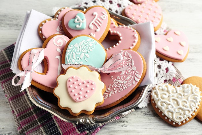 Valentine's Day Heart Cookies