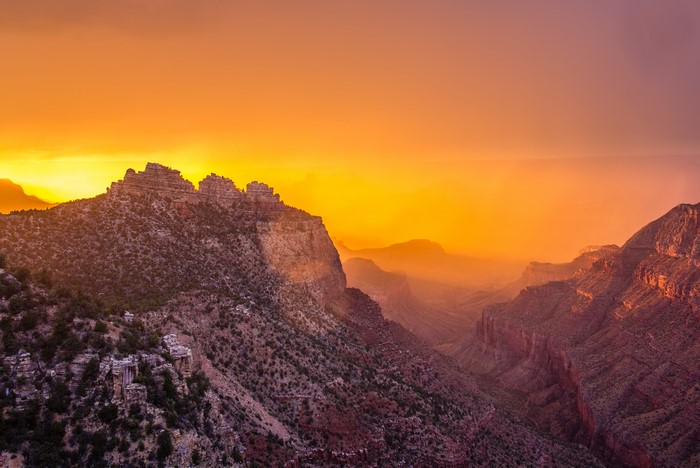 Grand Canyon National Park at Sunset