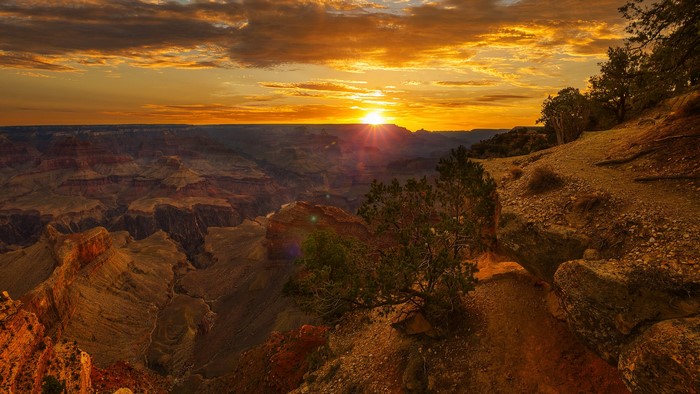 Grand Canyon National Park at Sunset
