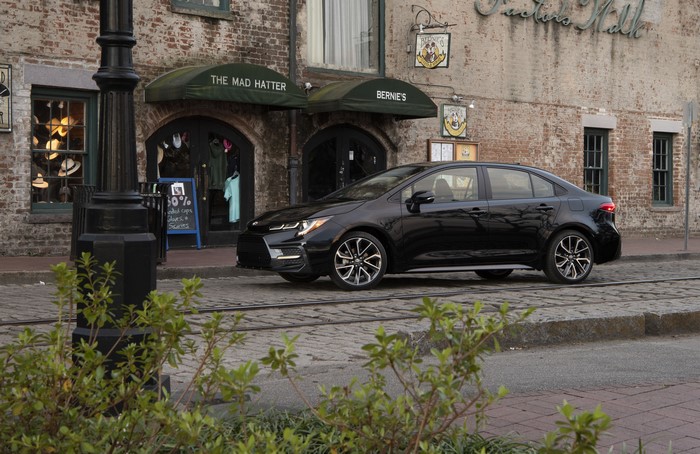 Black 2019 Toyota Corolla XSE Sedan