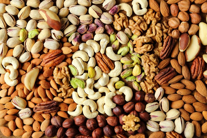 Assortment of Nuts Texture 4K