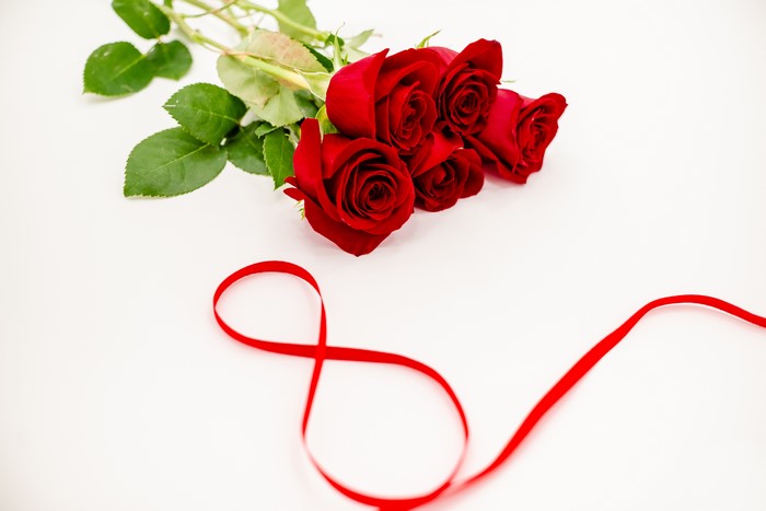 Red Roses and Red Ribbon