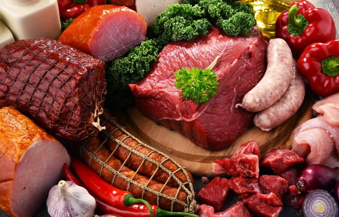 4K Assorted Fresh Meats and Vegetables