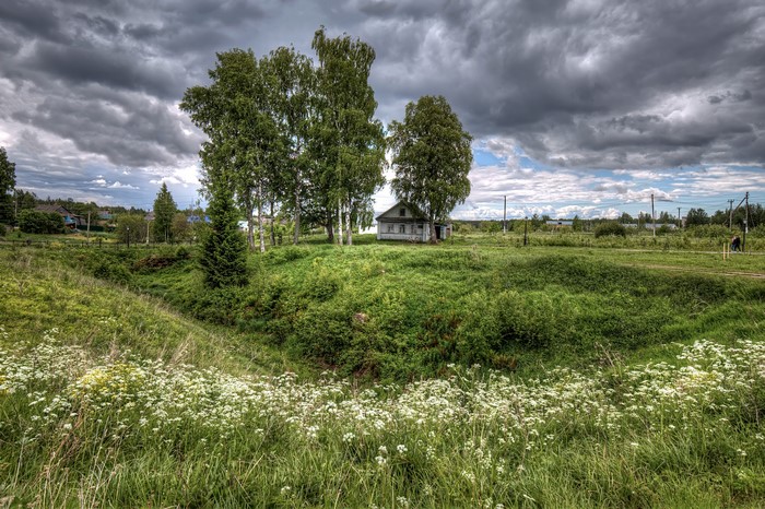 House in Staraya Sloboda, Leningrad Oblast, Russia