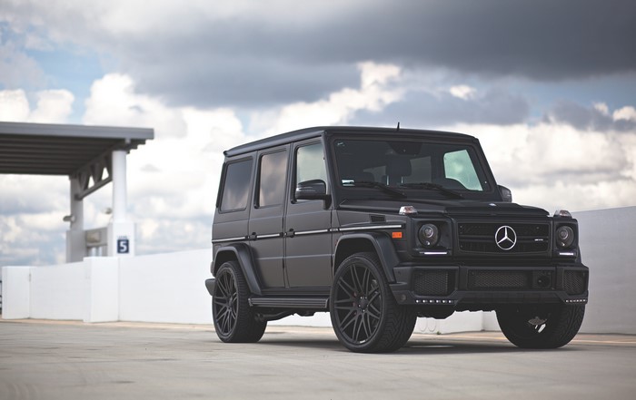 Black Mercedes-Benz G63 AMG G-Class SUV