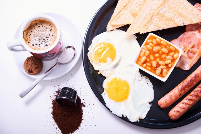 Full English Breakfast with Coffee