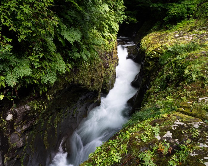 Takachiho Gorge, Japan, Waterfalls, Moss