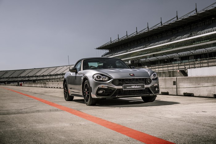 4K 2018 Abarth 124 GT on Race Track