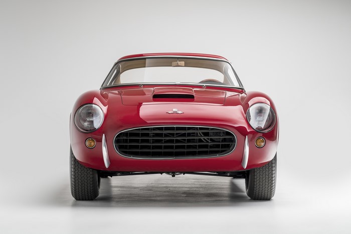Red 1960 Chevrolet Corvette Scaglietti Front View