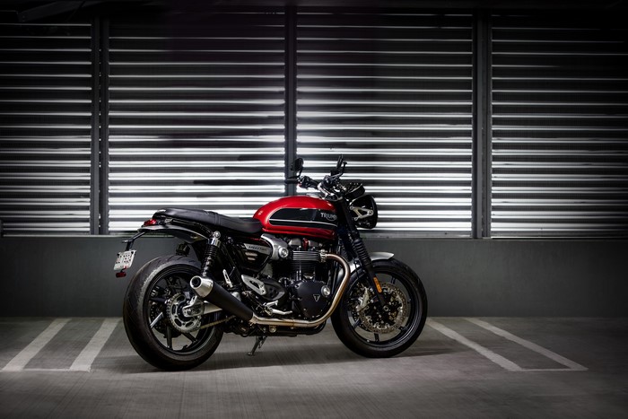 4K 2019 Triumph Speed Twin Motorcycle