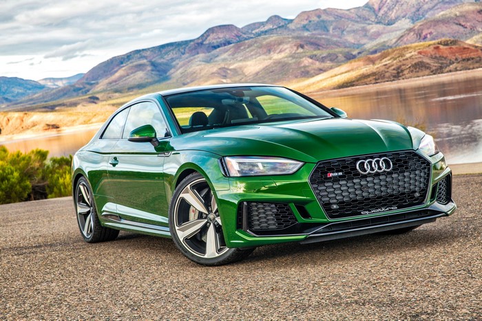 Green Audi RS 5 Coupe