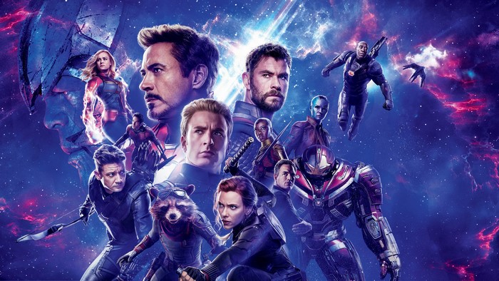 Avengers: Endgame Poster with Robert Downey Jr, Chris Evans, Chris Hemsworth
