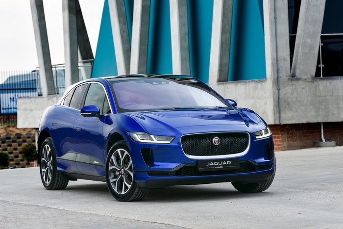 Blue 2019 Jaguar I-Pace EV400 AWD HSE