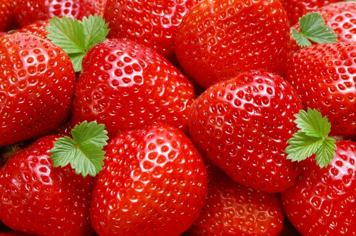4K Strawberry Closeup