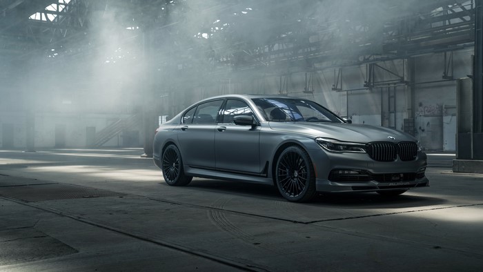 2018 BMW Alpina B7 Sedan in a Warehouse