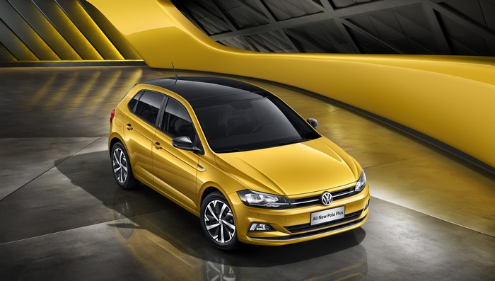 Yellow 2019 Volkswagen Polo Plus