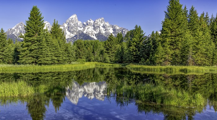 Grand Teton National Park Mountains and Lake