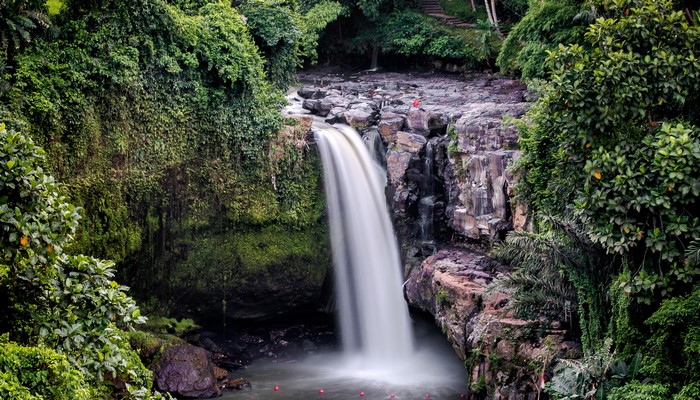 Tegenungan Waterfall in Bali, Indonesia