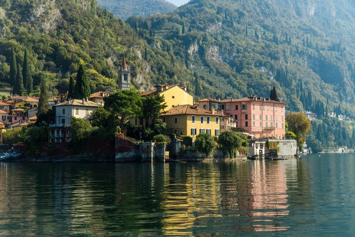 Scenic View of Varenna Lake Como Italy