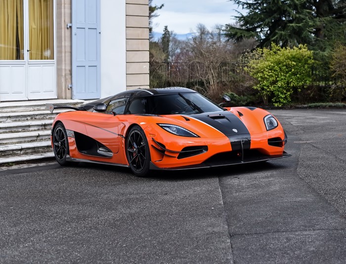 4K Orange Koenigsegg Agera Supercar