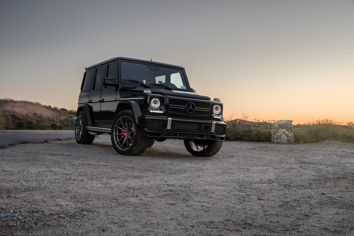 Black Mercedes-Benz AMG G63 W463 G-Class SUV