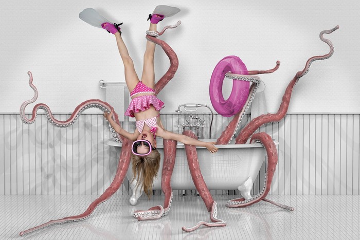 5K Creative Little girls Bathroom
